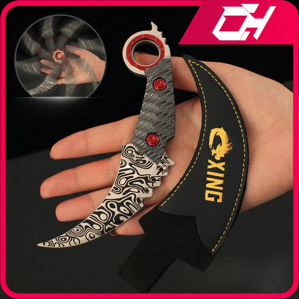 15 centimetri Arena Breakout gioco arma Xia Xian Yue Artiglio Coltello Modello periferico in lega rotante giocattolo figurine ornamento Regalo Giocattoli per i ragazzi