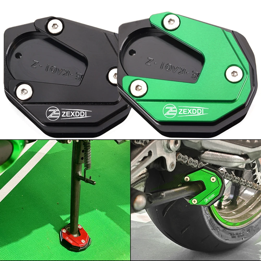 

Motorcycle Side Stand Extension Kickstand Enlarge Plate For Kawasaki Z 650 900 Z900 RS SE Z650 Z800 Z900RS 2017-2024 Accessories