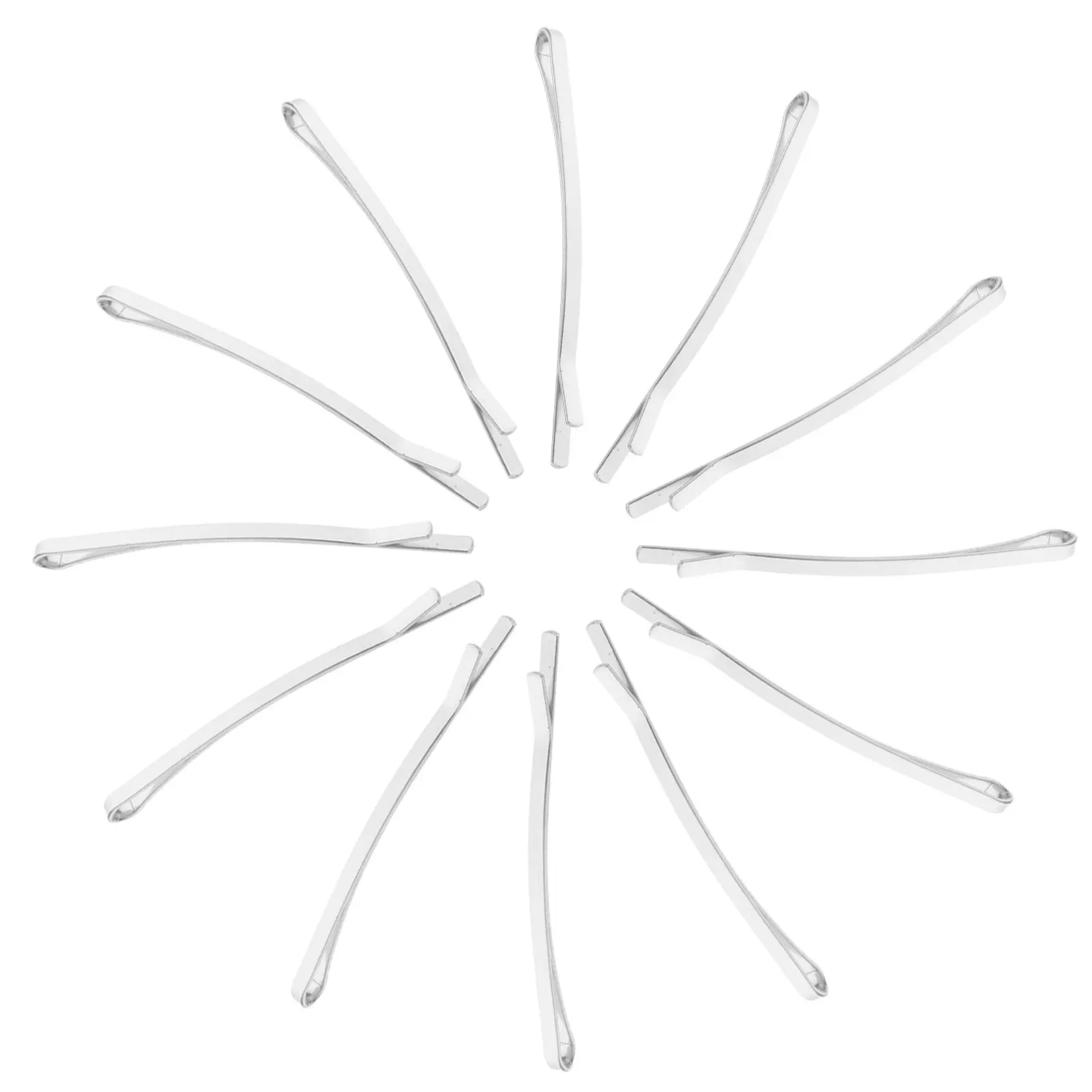 

100 шт. простых металлических заколок-невидимок для волос для женщин, элегантные боковые заколки, декоративные шпильки для повседневного использования, для свадьбы и вечеринок