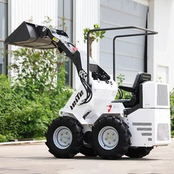 China Diesel/Gasoline Skid Steer Loader Portable Multifunctional Wheel Mini Loader with CE EPA Certification Customized For Sale