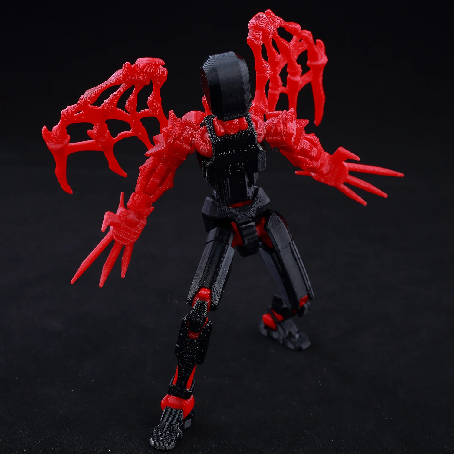 T13 دمية Lucky13 المفاصل المنقولة عمل الشكل مع توهج في الظلام ميزة ثلاثية الأبعاد مطبوعة Poseable دمية للتصوير الليلي ​