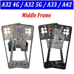 NEW Tested Middle Frame Holder Housing Replacement Repair Parts For Samsung A32 4G / A32 5G / A33 / A42 / A25