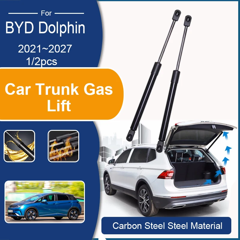 

Car Tailgate Gas Lift For BYD Dolphin EA1 EM2E 2019~2025 Stainless Steel Trunk Supporters Strut Damper Hydraulic Rod Accessories