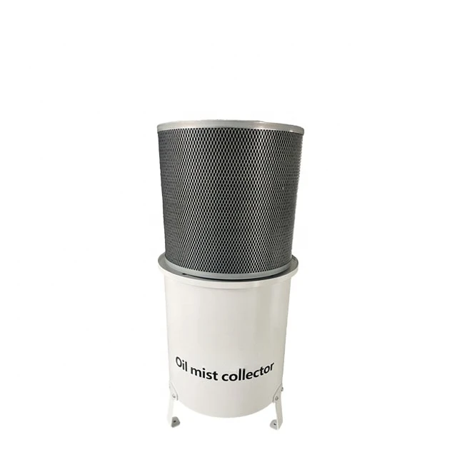 Centrifugal Vertical Round Shape Oil Mist Collector Dust Waste Fume Filter Extractor