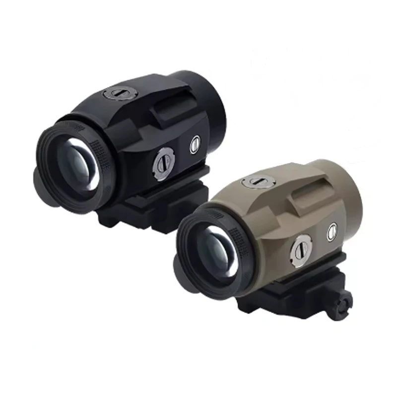 

Лупа JULIET 3-кратный прицел с переключателем по бокам QD Absolute Co-witnessor Нижнее третье крепление для голографического прицела Red Dot Full Mark