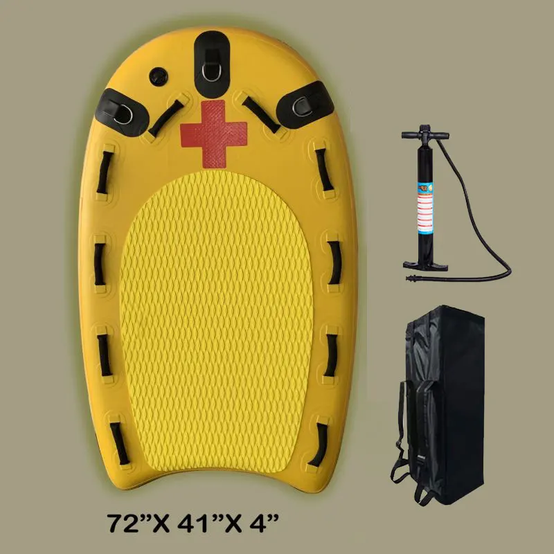 الجملة الأسهم الأصفر قطرة غرزة نفخ الإنقاذ زلاجات Bodyboard وLifeguard مجداف مجلس لركوب الأمواج جيت سكي رفيق