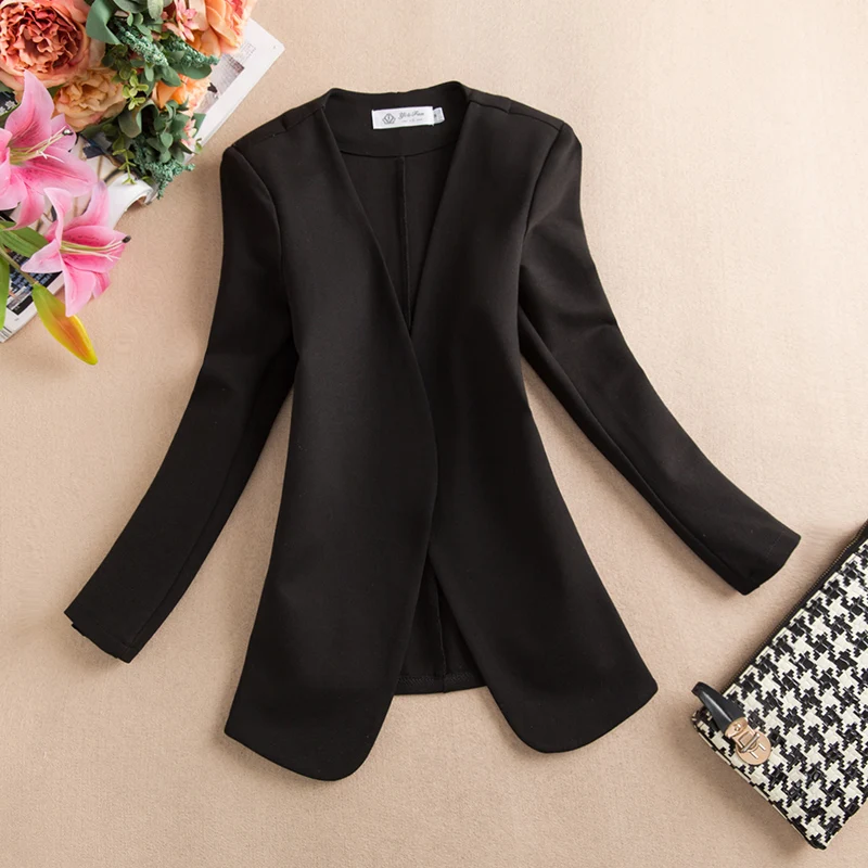 

Bla Slim Fit ort Костюм Jaet Женский Profional Faion Корейский Sle Весна Осень Новое поступление V-ne Long Sve