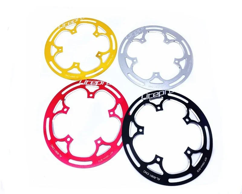 LITEPRO Bike Chain Wheel Guard For 130BCD 52/54T Chainring Aluminum Alloy Protection Cover EIEIO Bicycle Parts