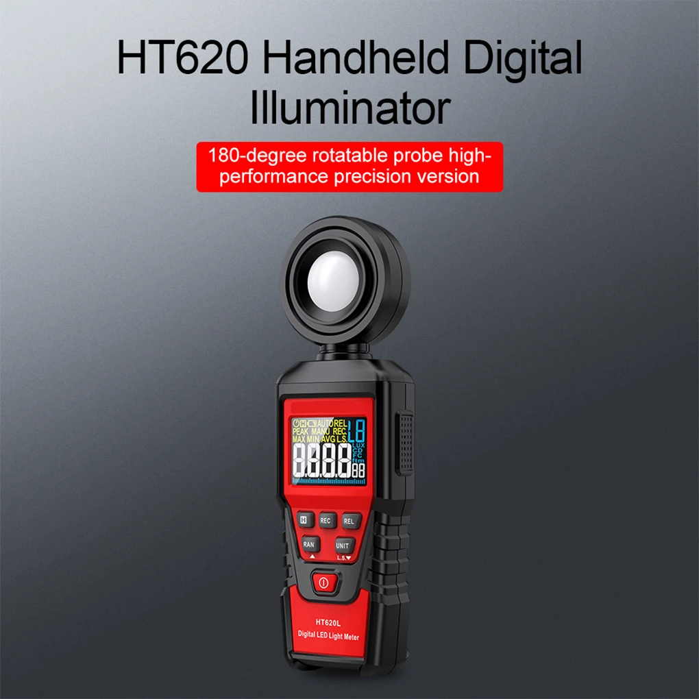 Light Meter Lightweight Digital Illuminometer Test Meters Detection