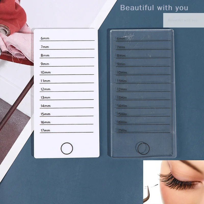 1pcs Eyelash Pad Acrylic Lashes Holder Pad Individual Eyelash Tablet Makeup tools makeup Palette Lash Extension Acrylic board