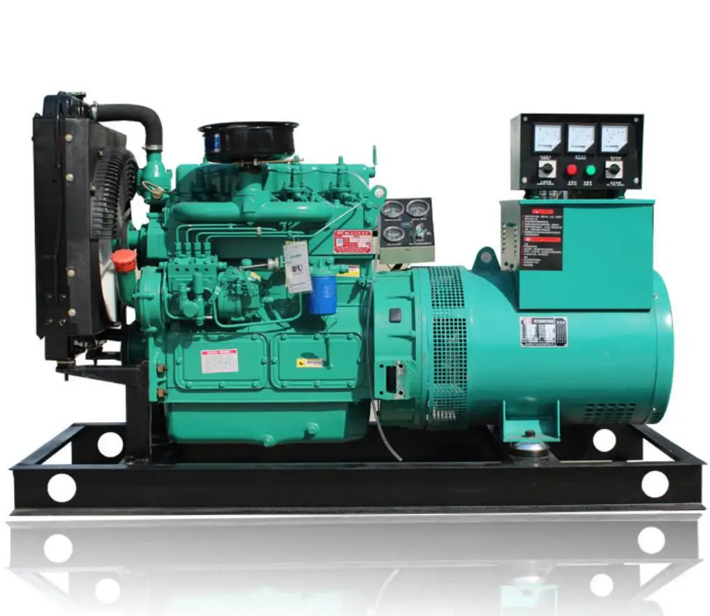 weifang Ricardo brand 30kw 37.5kva diesel generator with ZH4100D diesel engine and brush alternator diesel generator power
