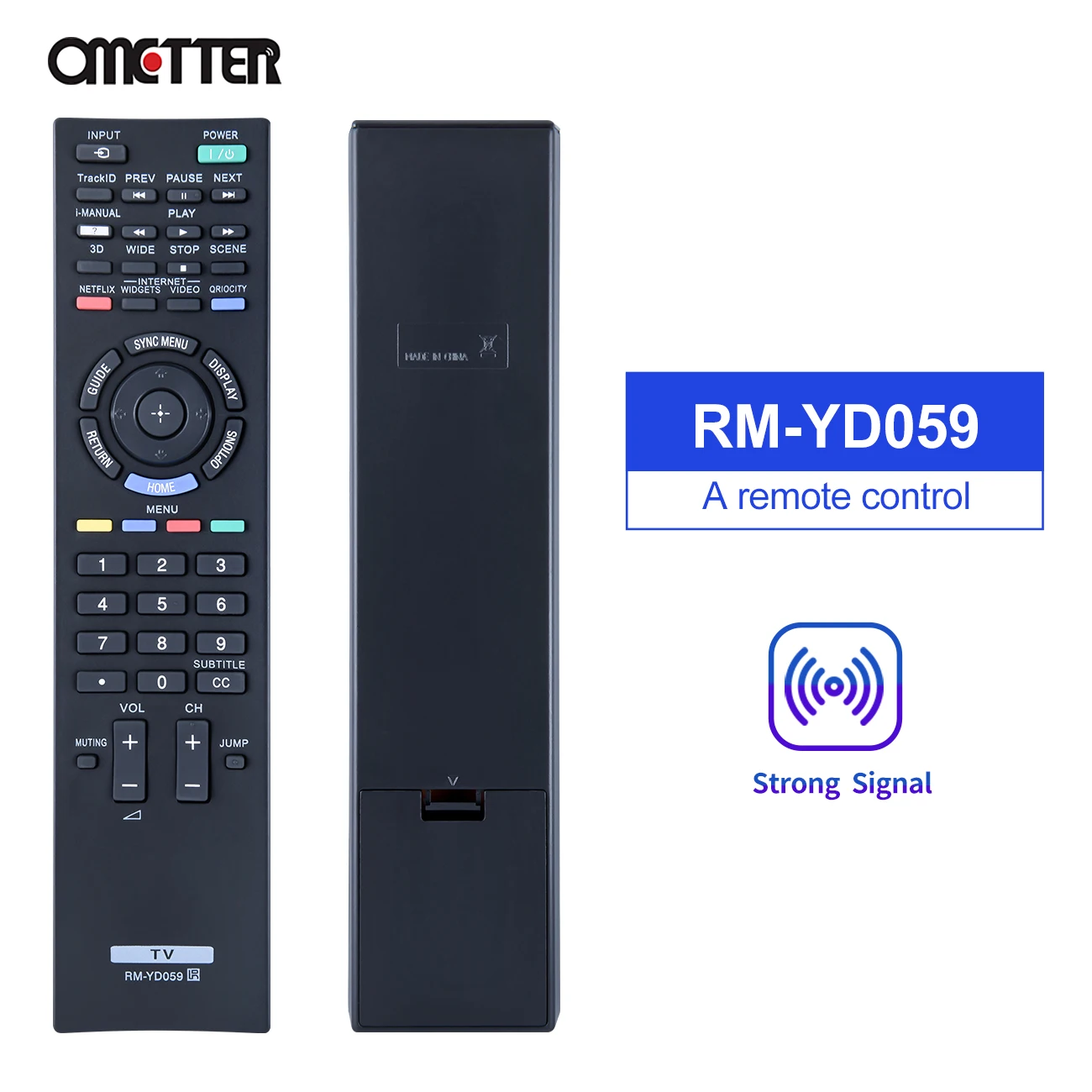 For Sony TV Remote Control RM-YD059 KDL-40EX723 KDL-46EX723 KDL-46NX720 KDL-55EX723 KDL-55NX720 KDL-60EX723 KDL-60NX720