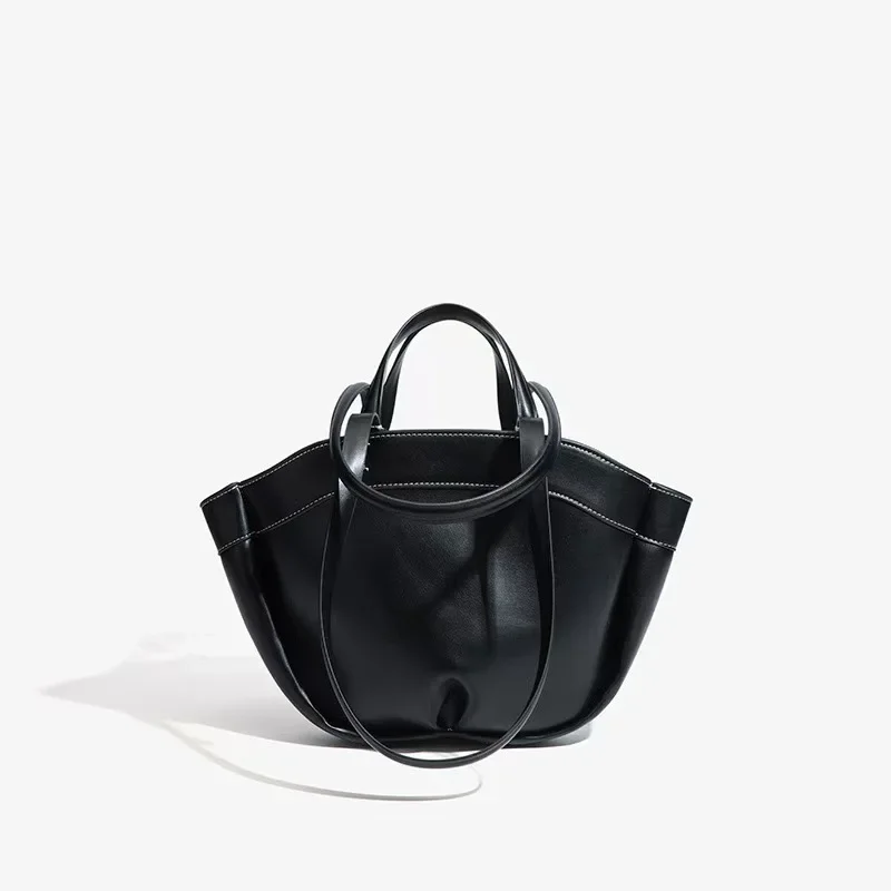 

Mode grande capacité cuir synthétique souple Tote Bag sac à bandoulière unique mode Brown tote bag