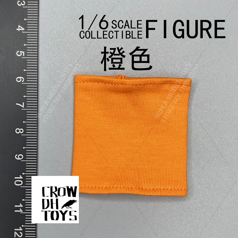 CROWDHTOYS 1/6 échelle soldat à la mode masque militaire couleur unie écharpe décontractée voleurs voleurs accessoire adapté 12 "Action Figure poupée