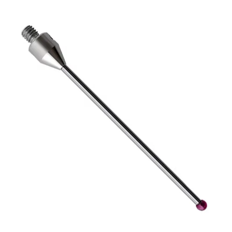 M4_60mm Length-3mm Rod- Ruby Ball Tip -Stainless Steel  Rod  CMM Touch Probe Stylus CNC Touch Probe Stylus   Straight Stylus