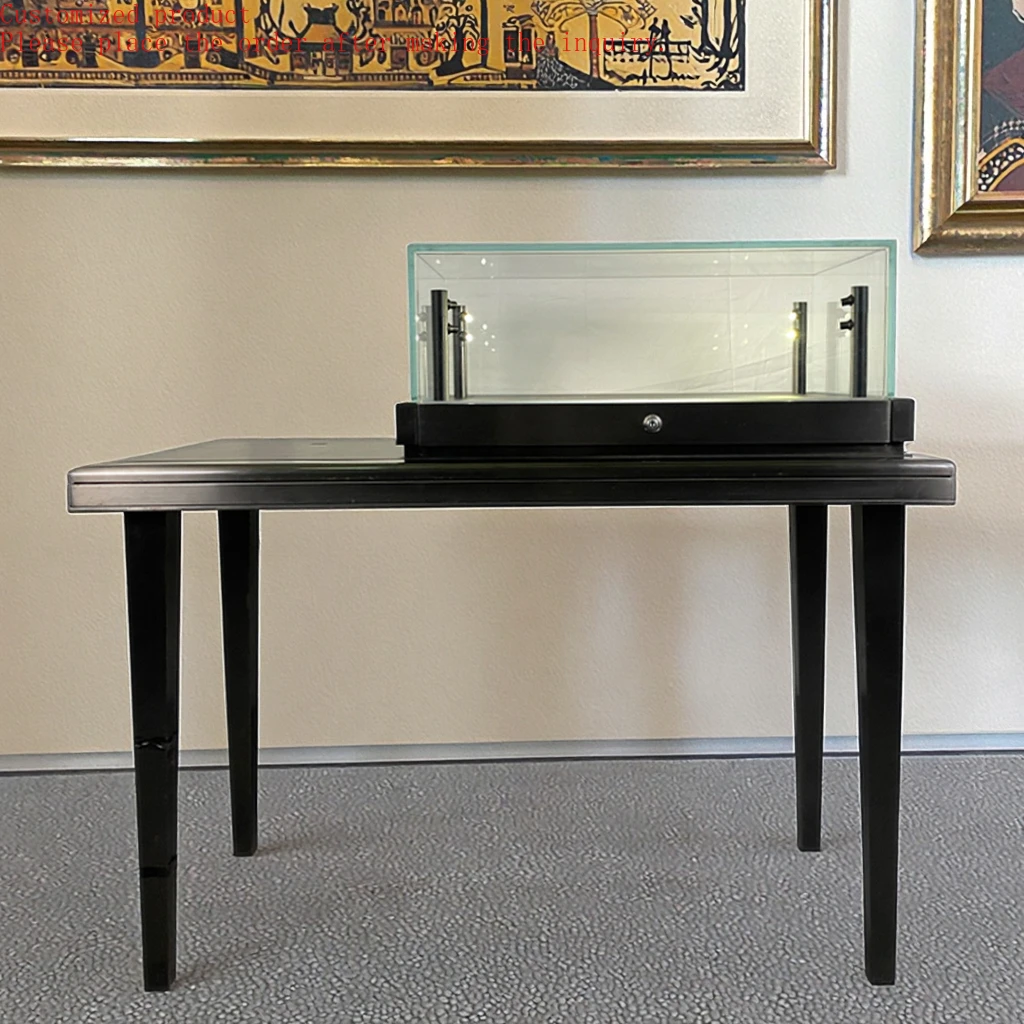 

Custom.Customized Strong Glass Boutique Display Cabinet Luxury Museum Showcase with LED Lighting for Exhibits