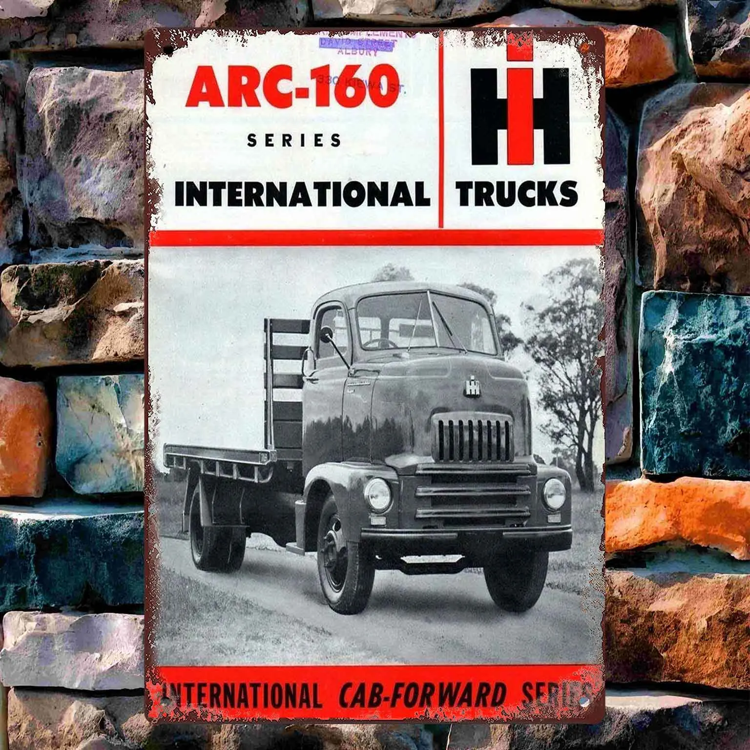 Loader Scooping de carga pesada en el sitio de construcción, cartel de pared de Metal Vintage, decoración