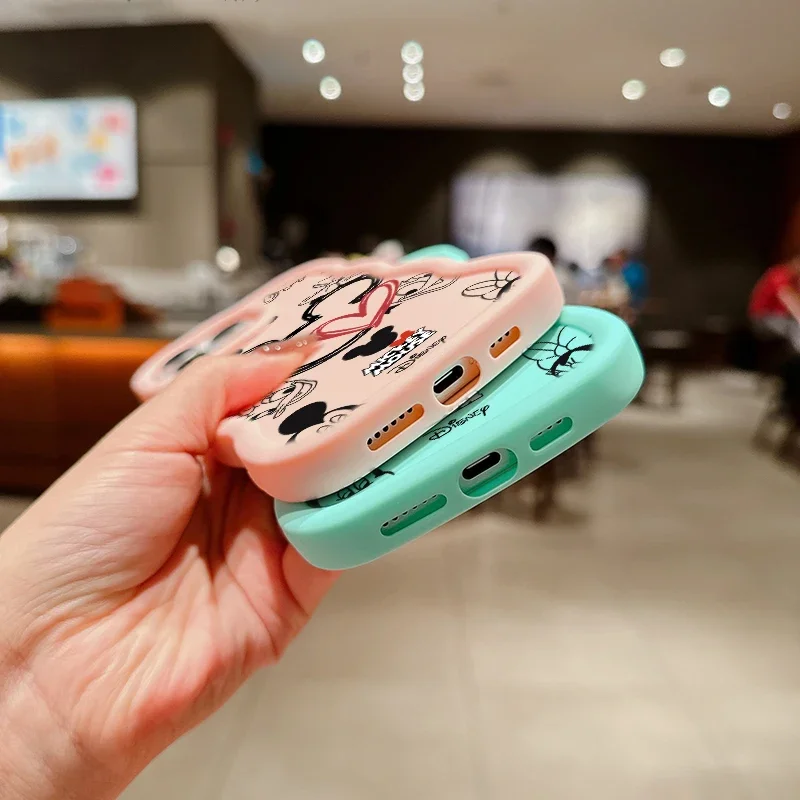 Disney Mickey Minnie Case For Infinix Hot  Note 40 40i 30i 50 Smart 9 8 7 Zero 30 4G Play Tecno Spark 30C 10C 10 8T GO 2025 2024