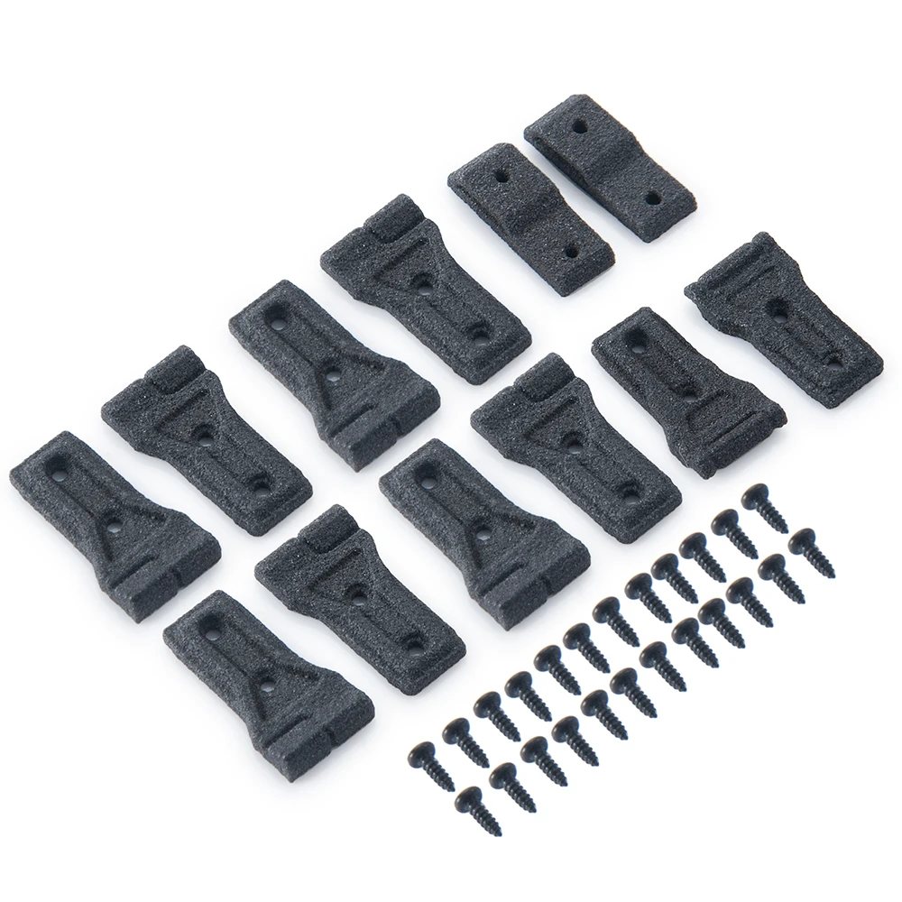 AXSPEED Full Car Nylon Door Window Hinge Kit for Axial SCX10 III AXI03006 Jeep Gladiator AXI03007 Wrangler 1/10 RC Crawler Car