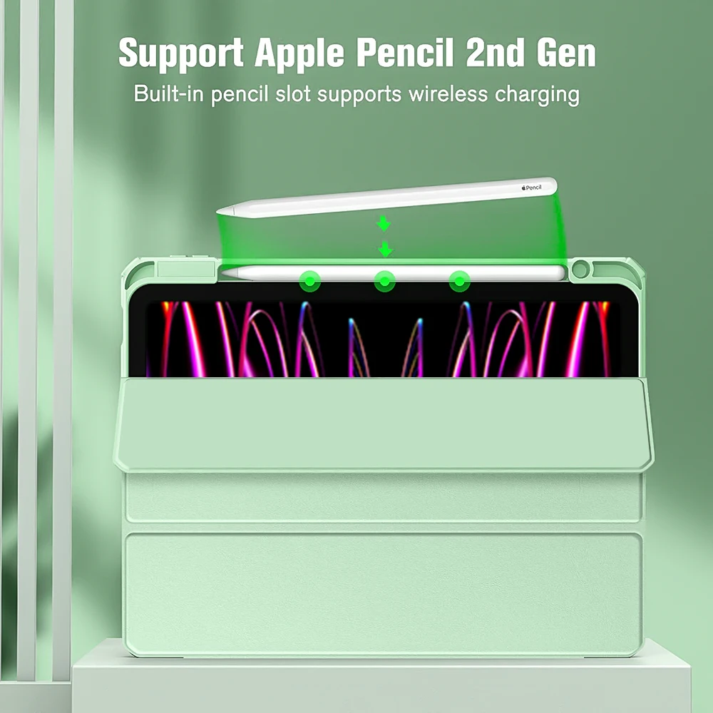 حافظة لجهاز iPad A16 10 11th Generation Pro M5 12.9 11 13 M4 2025 9th 8th 7th Gen 10.2 Funda لجهاز iPad Air 7 6 5 4 M3 Mini 7 Cover #3