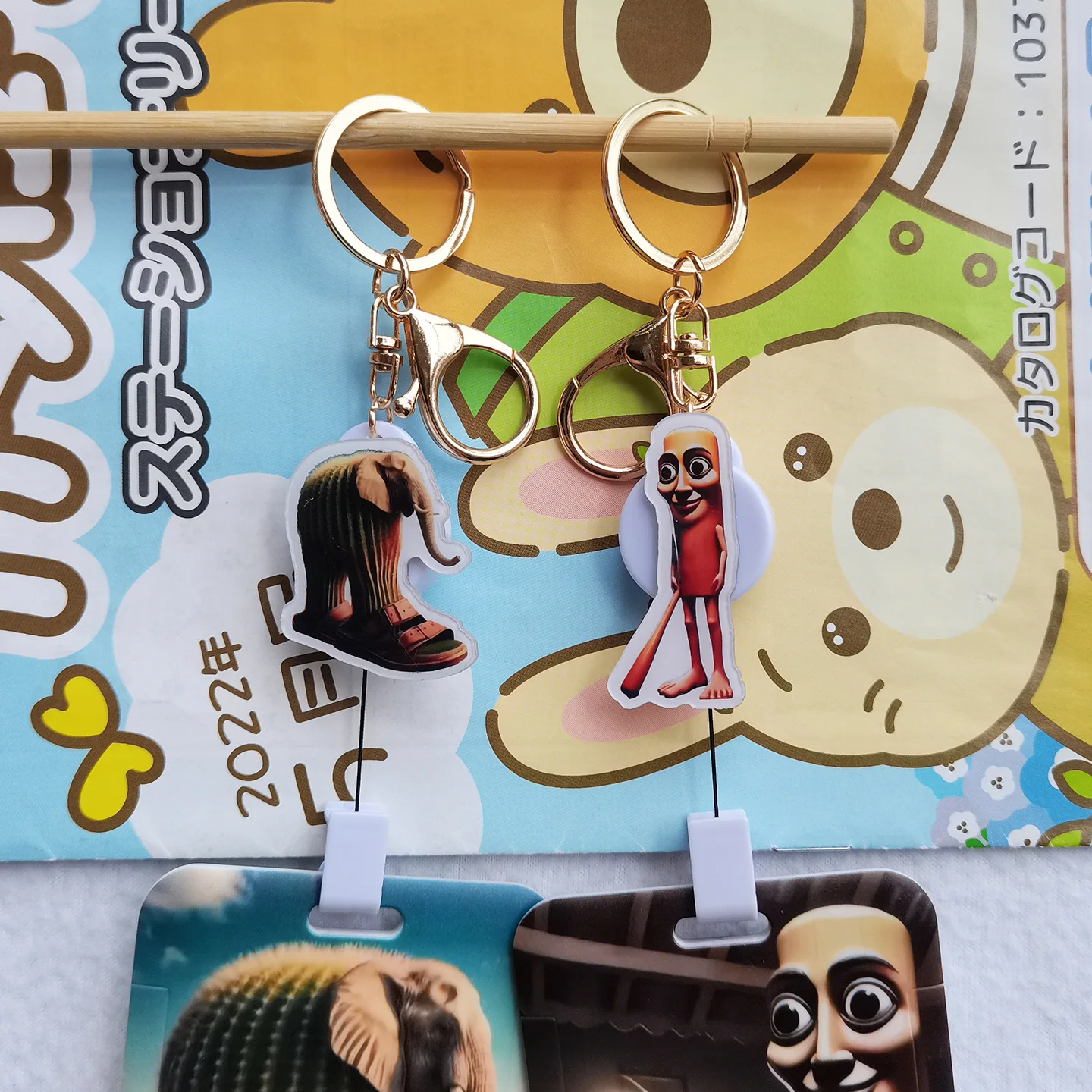 Tralalero Tralala Id Card Holder Key chain Tungtung Sahur Brainrot Passport Cover Car Bank Bus Protect Cases Bags Pendant Gift