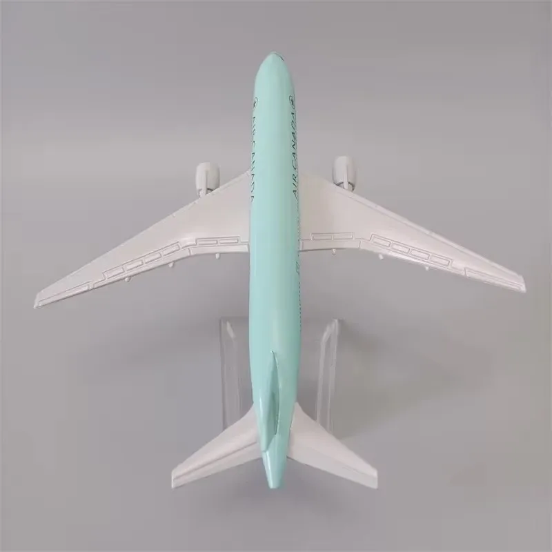 16 cm B777 Canada Airlines 1:400 Scale 777 Aircraft Model with Base Alloy Plane For Collectible Souvenir Show Gift Decoration