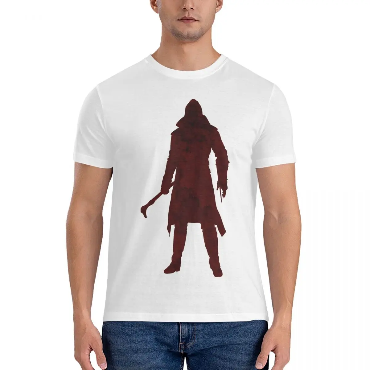 Master Jacob Frye ( Syndicate) T Shirt Men Cotton Amazing T-Shirts Crew Neck A-Assassin's Game Creed Tees Short Sleeve  Gift