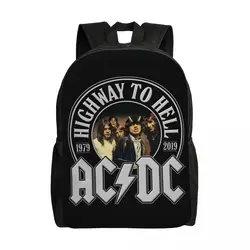 Vintage Rock AC DC Travel Backpack Men Women School Computer Bookbag Heavy Metal Music Band College Student Daypack Bags