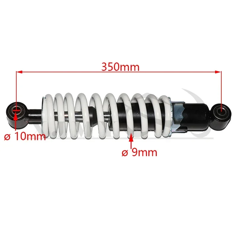 Brand new 285/325/350mm rear shock absorber suspension spring for motorcycle four-wheel all-terrain vehicle kart 70cc 110cc