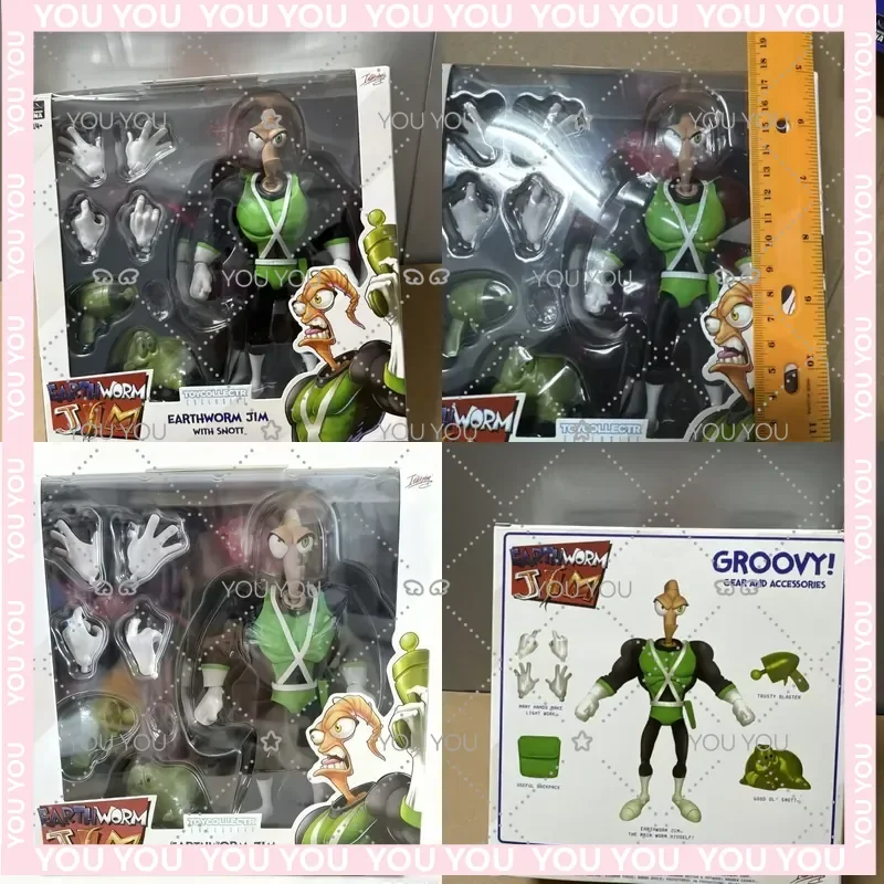 

PDNA Green Earthworm Jim DIY Model Figure for Collectors Brand New in Box