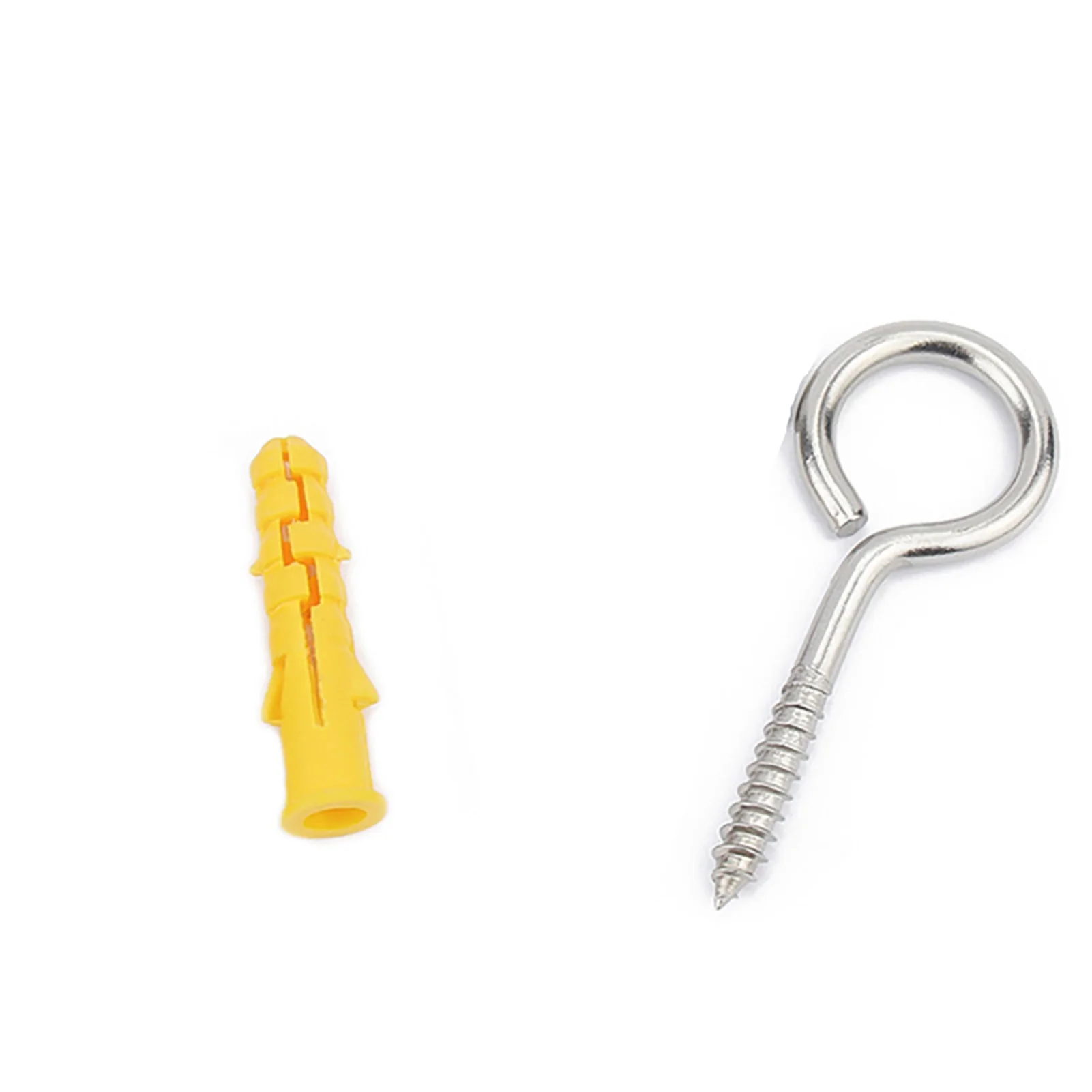 Screw Eye Hooks Heavy Duty Eye Bolts for Home Garden Hanging Plants Tools 304 Stainless Steel Rustproof Hardware Kit 8Pcs