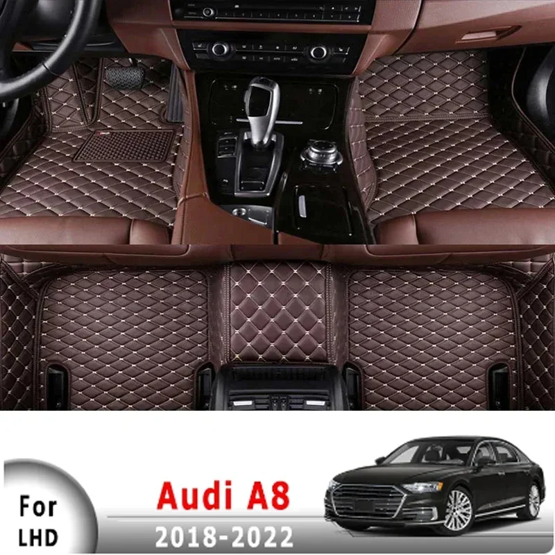 Sale Custom Carpets For Audi A8 2022 2021 2020 2019 2018 (5 seats) Car Floor Mats Car Accessories Interiors Auto Styling Foot Co