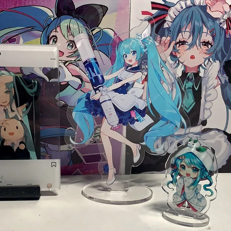 

Cartoon Anime peripheral Hatsune Miku Acrylic Standing Plates Student desktop decorations hobby collection girl birthday gift