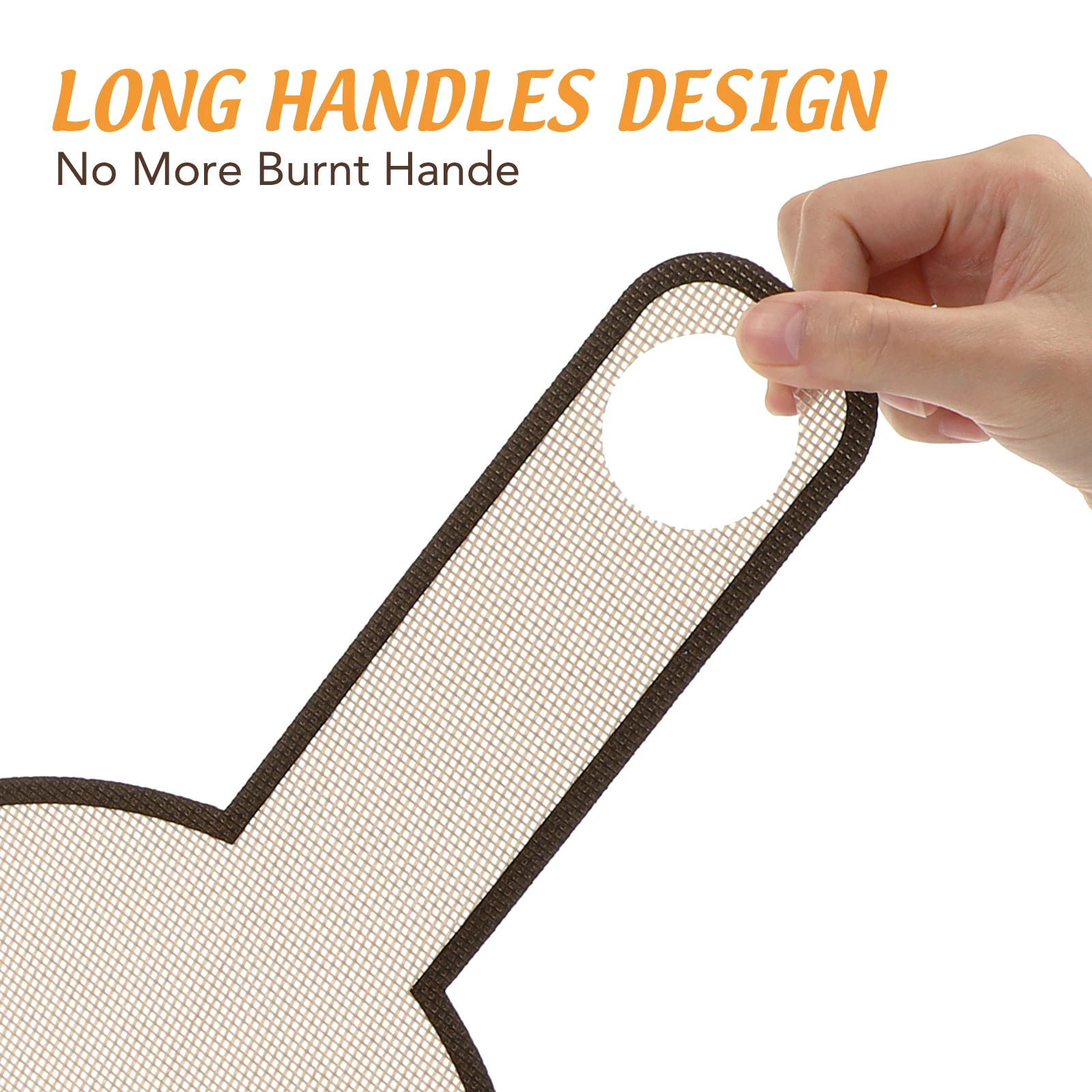 

Bread Mat Long Handle Non Stick Baking Supplies Dough Proofing Tools Easy Clean Glass Fiber Mats Oven Safe Kitchen Accessories