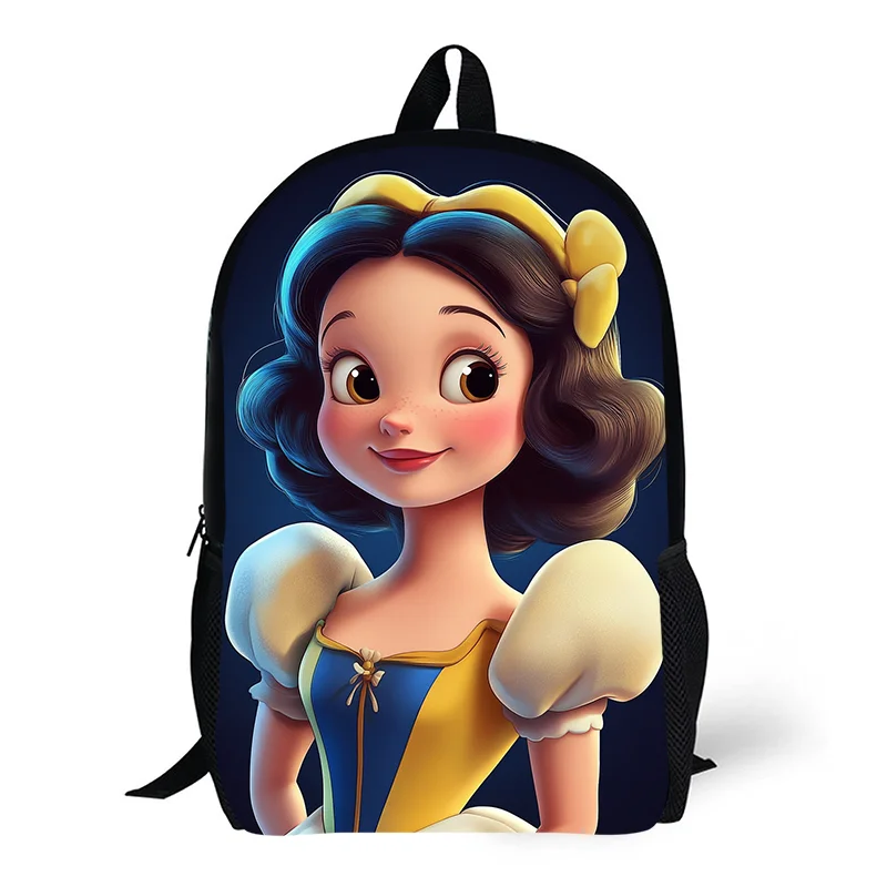 1pc Snow White bust printed backpack, student backpack, gift, suitable for daily commuting use