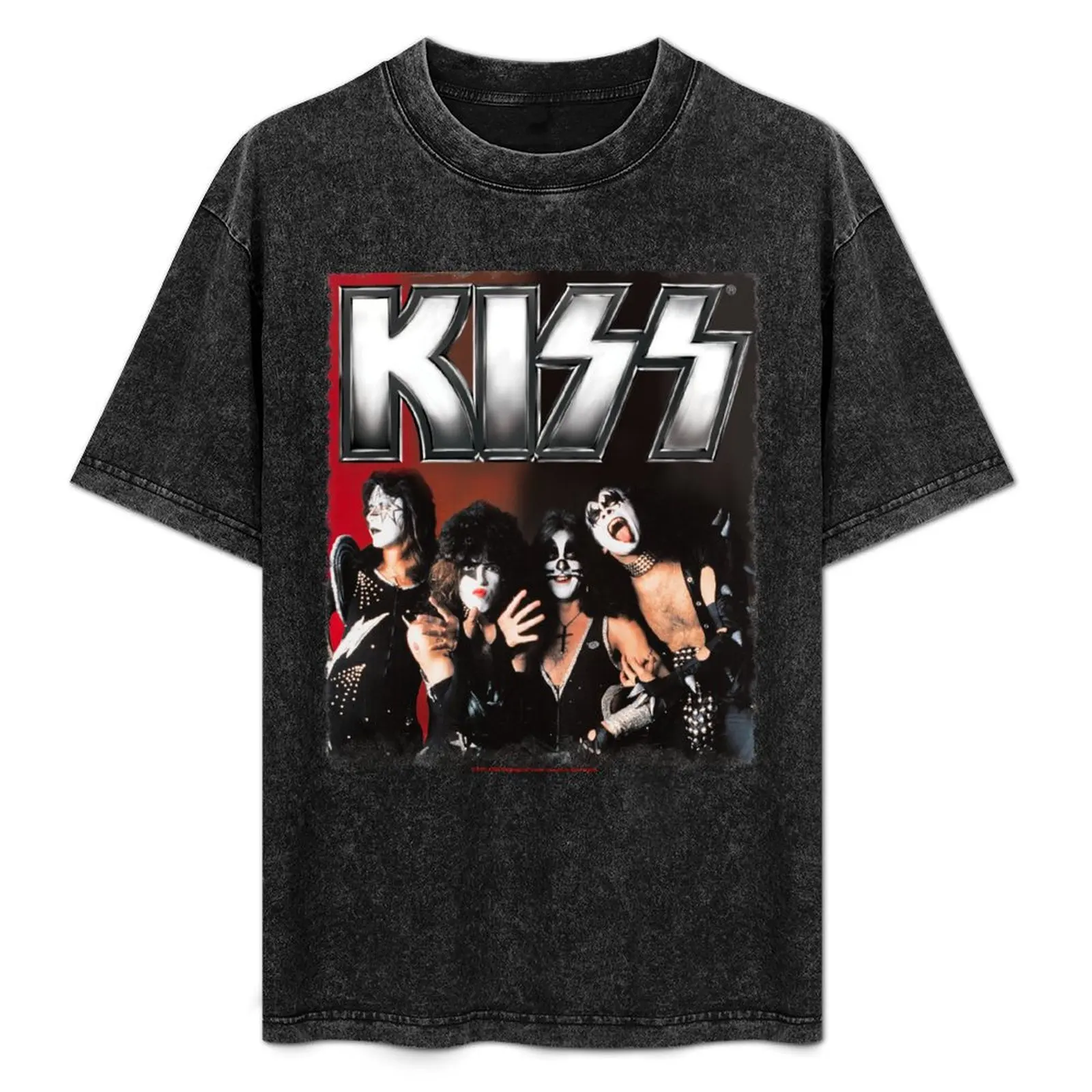 Kiss band original line up T-Shirt Work Casual Loose Fit T-Shirt