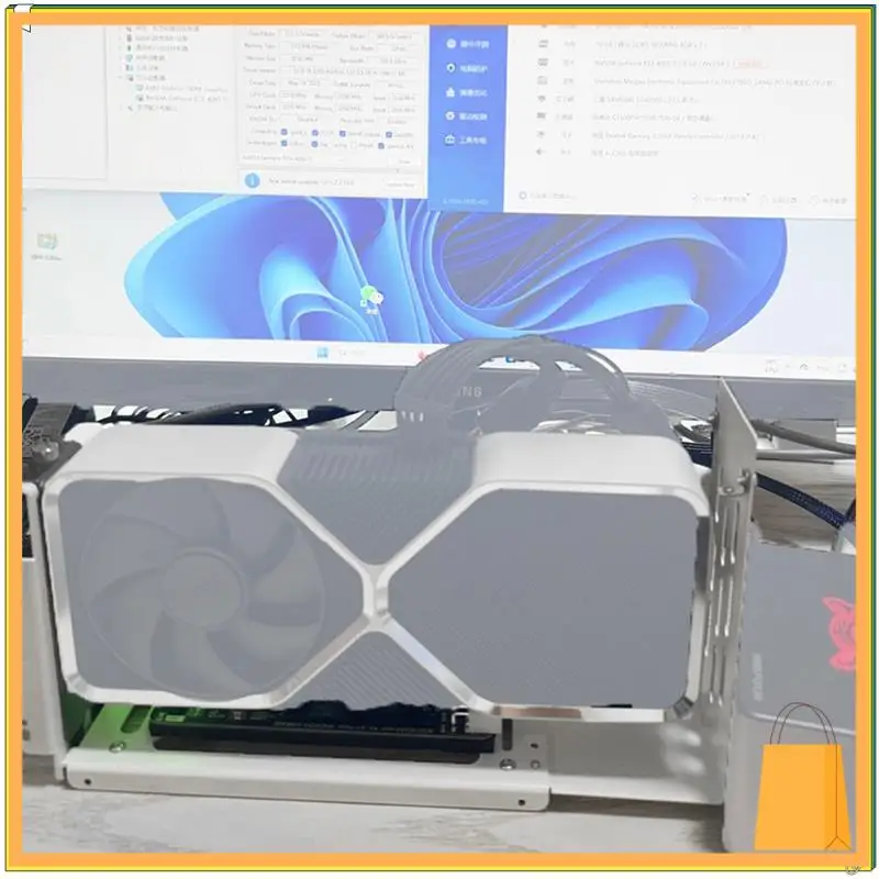 L53A-SFF 8611 Oculink M.2 بطاقة الرسومات الخارجية GPU حامل قفص الاتهام Pcie 4.0X4 Gen4 دفتر GDP NUC بطاقة محول