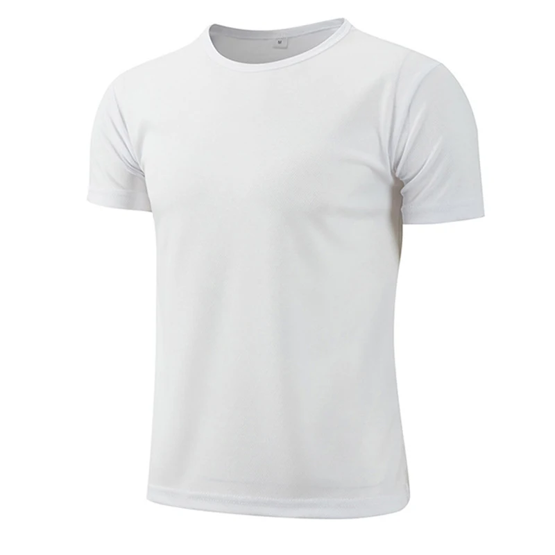 We.Fine Fashion Men Quick Dry Short Sleeve Sport T Shirt Gym Fitness Shirt Running Teenager Breathable Sportswears