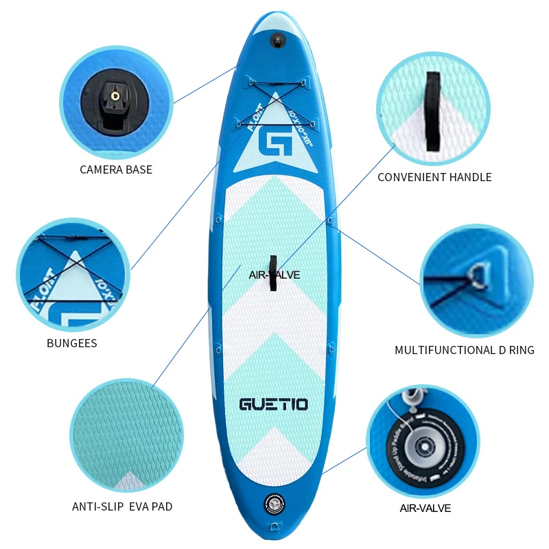 STLF WJW 2022 Latest Design Paddle Inflatable ISUP Surf Paddleboards SUP Board Paddle SurfBoard