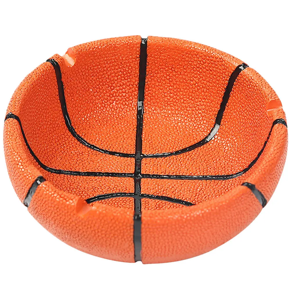 

Basketball Ashtray Cigarette Butt Ash Tank Desktop Ornaments Cigar Ash Tray Resin Ashtray