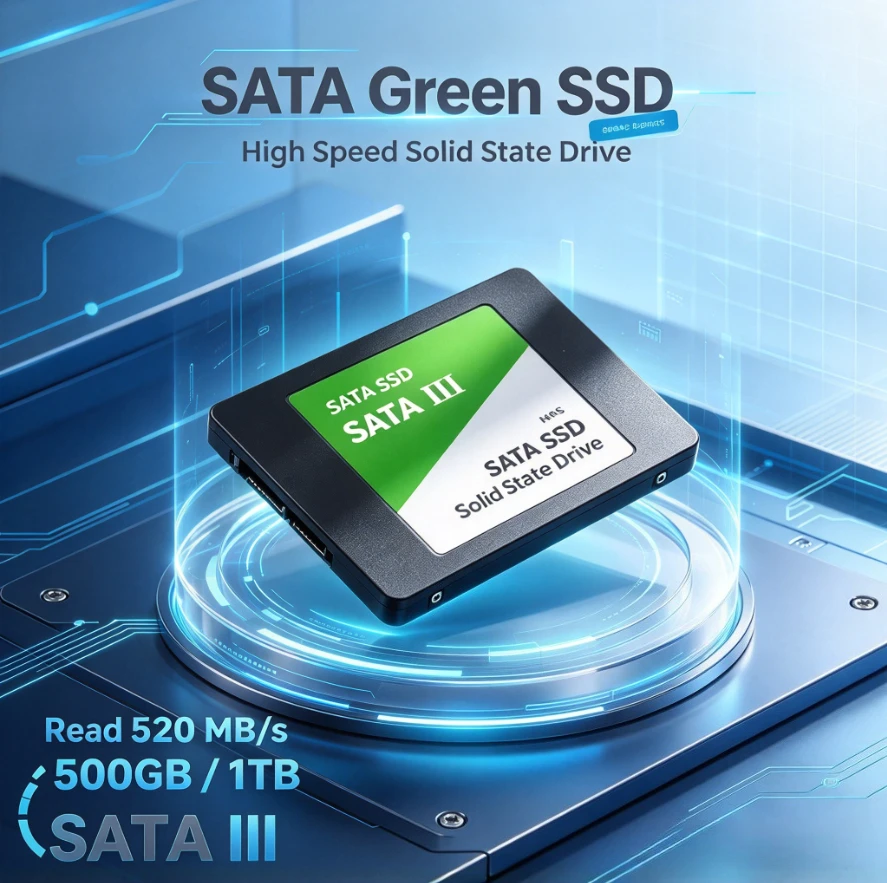 Original M.2 Green SATA Internal SSD High Speed Large Capacity Solid State Storage Drive for Laptop PC File Backup