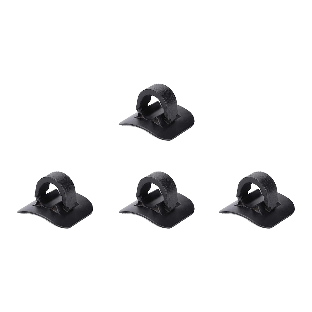 

4pcs Self-Adhesive C Clip Bike Cable Clamps Brake Gear Line Holder For Road Folding Bikes Housing Hose Guide Brackets