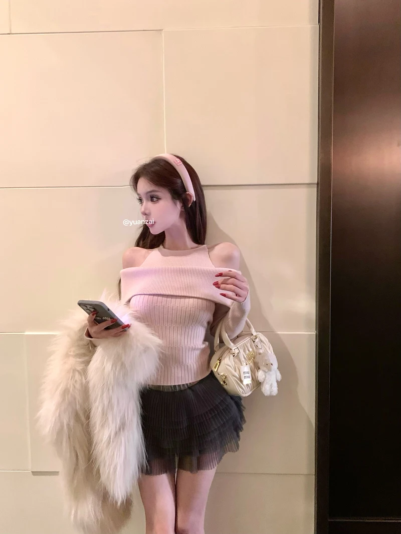 

Свитера, джемперы, пуловеры, женские забавные бархатные детали из бисера, обычный вечерний театральный облегающий формальный элегантный меховой воротник