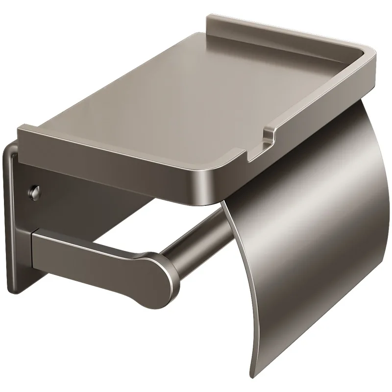 Bathroom Water Tissue High Capacity Case Accessories Phone Storage Box Roll Toilet Paper Holder Kleenex Floating Wall Shelves