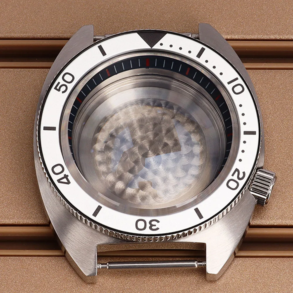 

41mm Mechanical NH35 Watch Case Sapphire Glass For Mod Tuna Turtle Seiko NH35 NH36 NH38/34 Movement 28.5mm Stainless Steel Parts