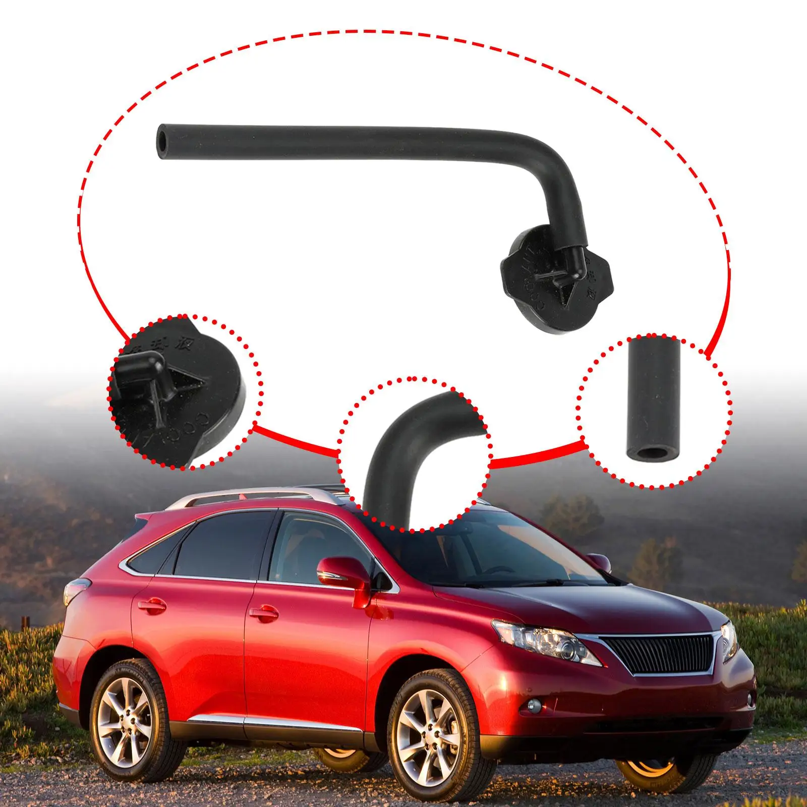 

Крышка переливной резервуара охлаждающей жидкости 164050P040 Заменяет Toyota для sienna LE