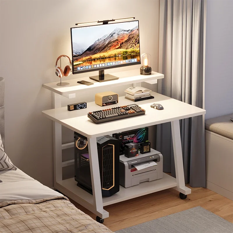 fr-Standing Bedroom Computer Desks Students Gaming Shelves Coffee Computer Desks Organizers Console Bureau Trendy Furniture