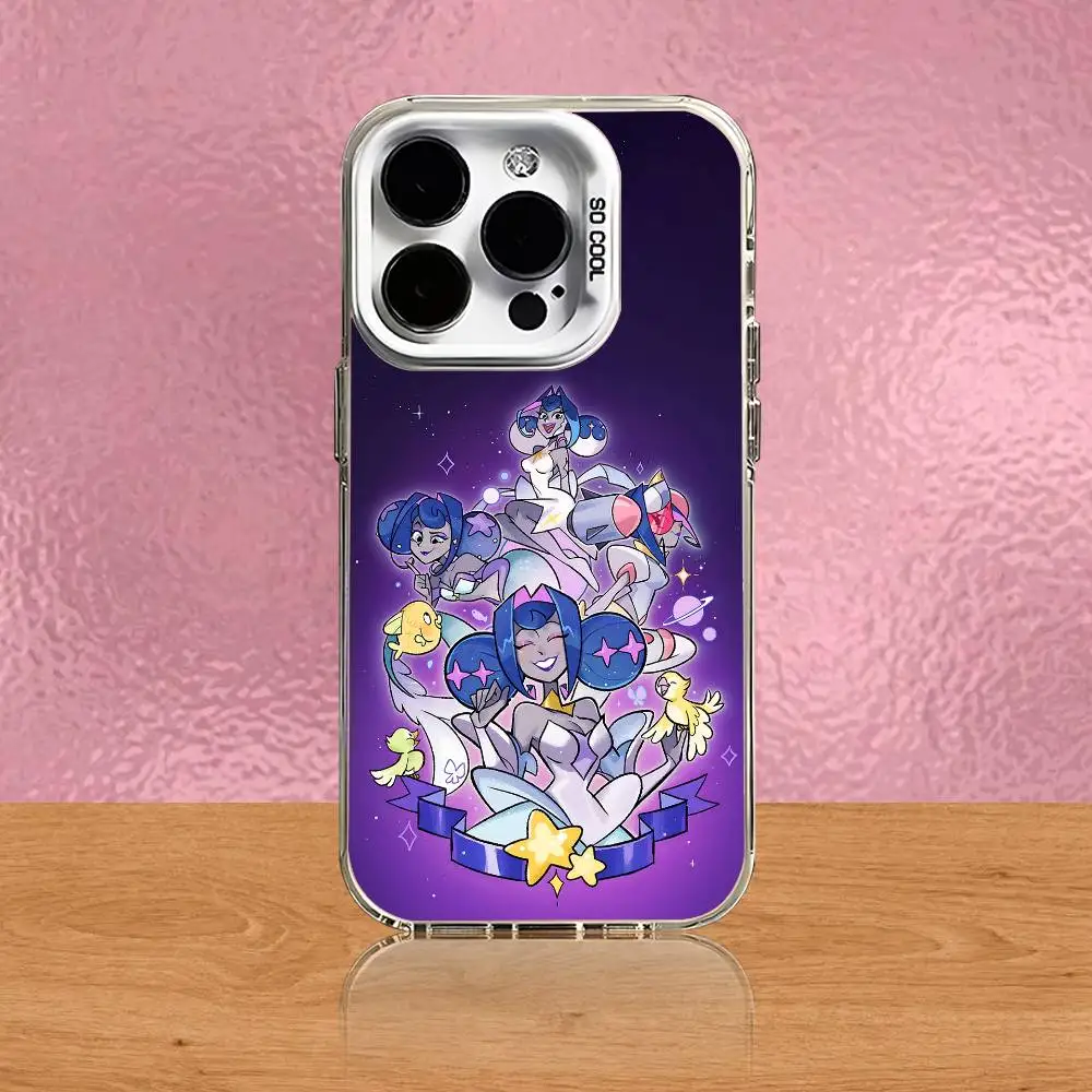 حافظة هاتف K-Knights of G-GuinevereS لهاتف iPhone 17,16,15,14,13,12,11,Pro,Max,Plus,Air,Mini,SE4 غطاء أبيض غير لامع مقاوم للصدمات