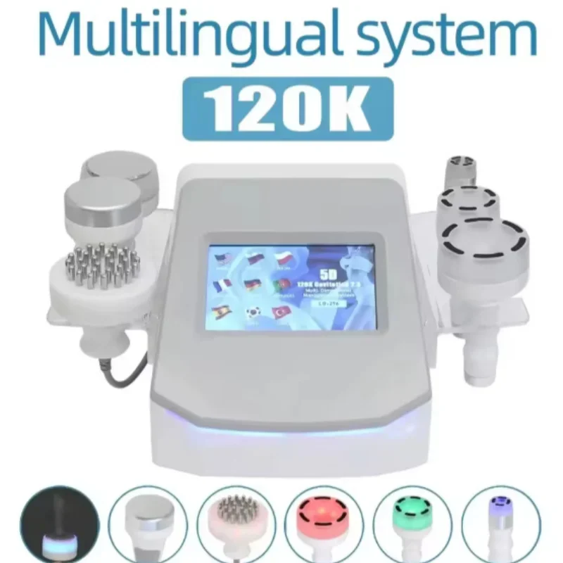 

New Six in One 120K Negative Pressure Beauty Instrument RF Heating Vibration Massage Instrument BIO Micro Electric Beauty