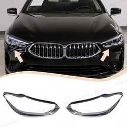 Front Headlight Lens Cover Head Light Transparent Lampshade Glass Shell For BMW 8 Series G14 G15 G16 2019-2022